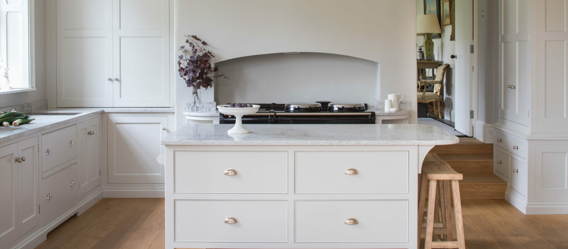 Elegant bespoke kitchen in Somerset rectory