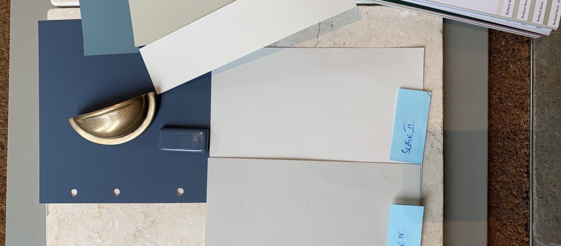 Guild Anderson offer a paint colour consultancy service for their kitchen designs