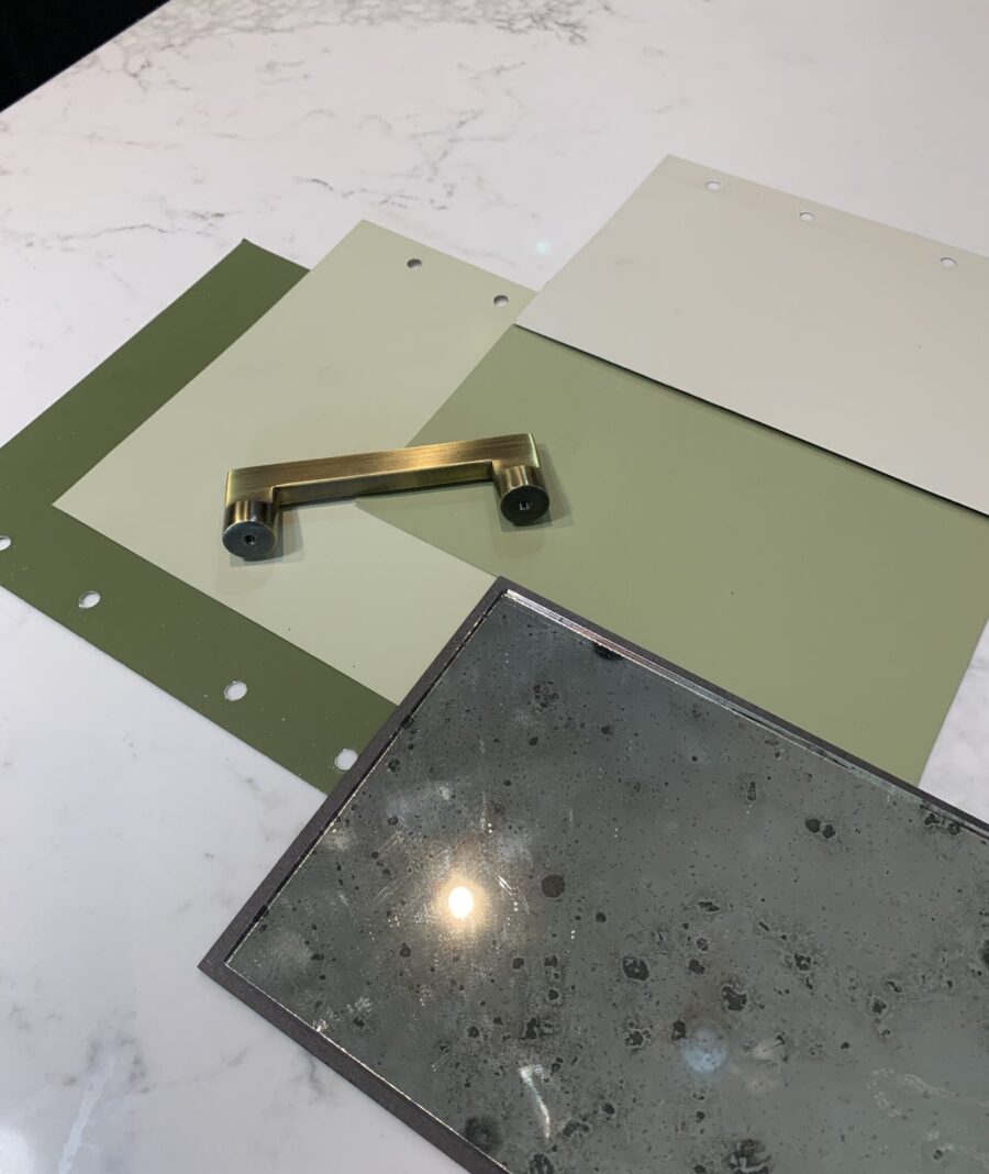 Paint colours can be selected from several British paint brands for a kitchen colour scheme Paint colours can be selected from several British paint brands for a kitchen colour scheme