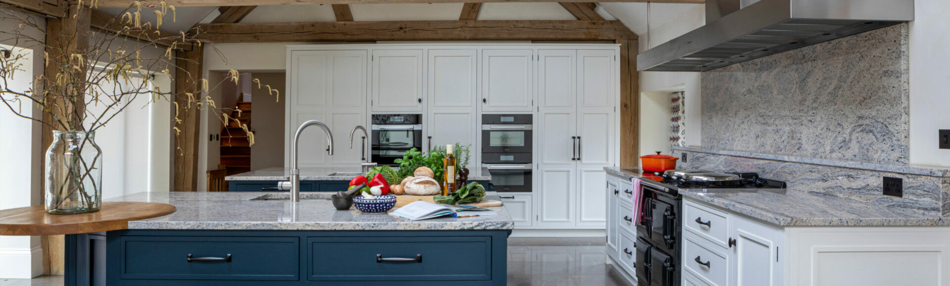 A contemporary manor house kitchen