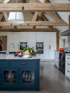 A contemporary manor house kitchen