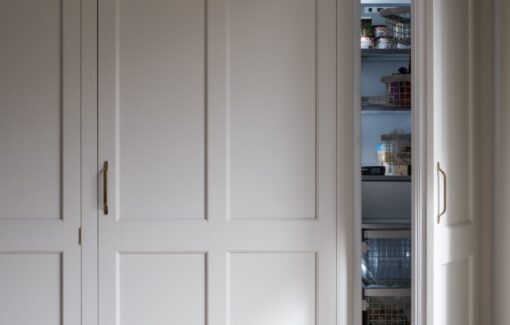 How to hide a refrigerator in a period house kitchen