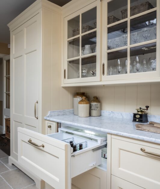 How to Hide a Refrigerator in a Period Kitchen? Guild Anderson