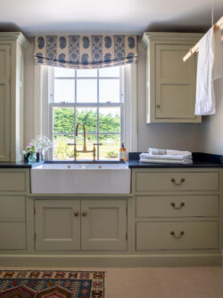 Pretty Hand Painted Utility Room