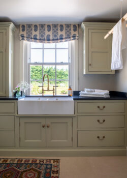 Pretty Hand Painted Utility Room