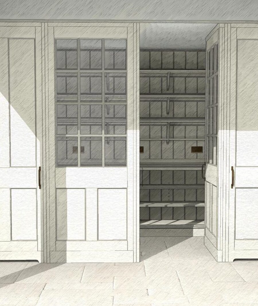 Our rendered kitchen designs can help our clients visualise their cabinets