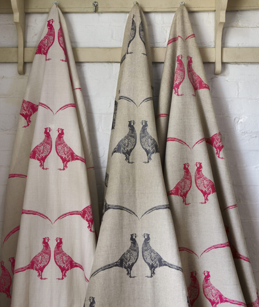 Barneby Gates Pheasant Fabric - a symbol of the British countryside