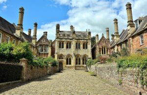 Europe's oldest inhabited street, in Wells in Somerset.