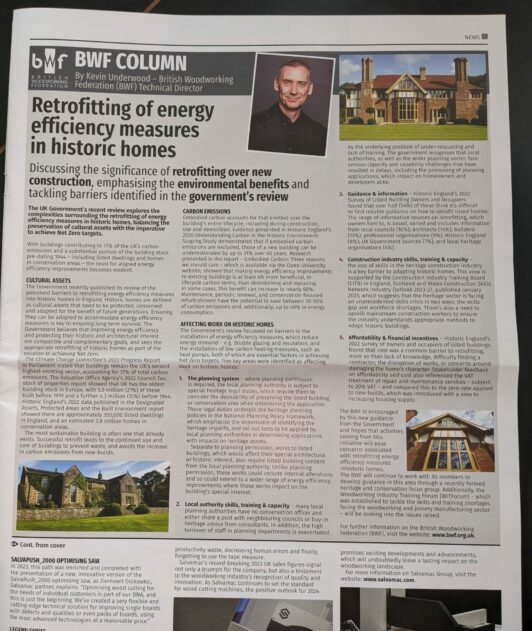 View of Improving Energy Efficiency in Historic Buildings?