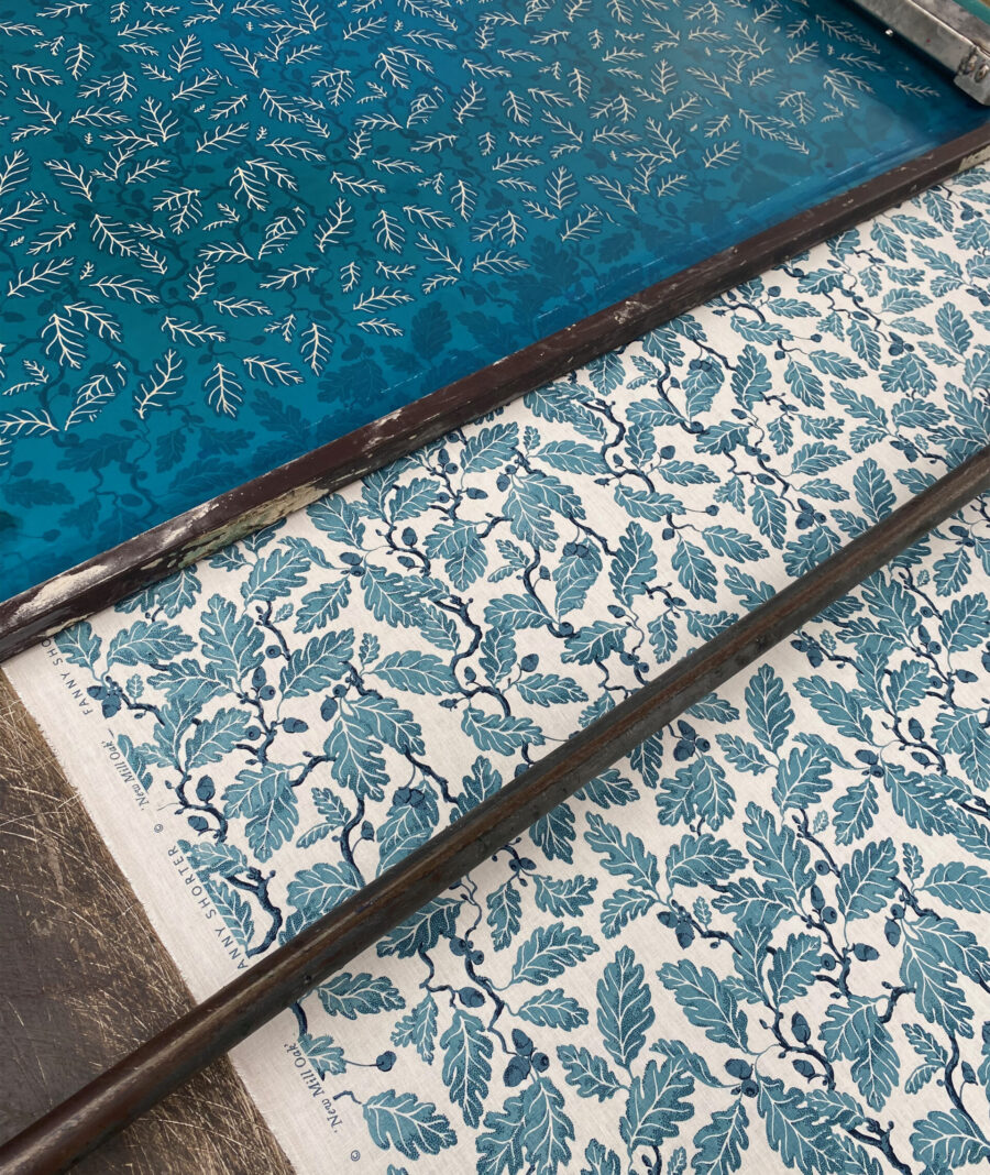 Fanny Shorter Mill Oak fabric design