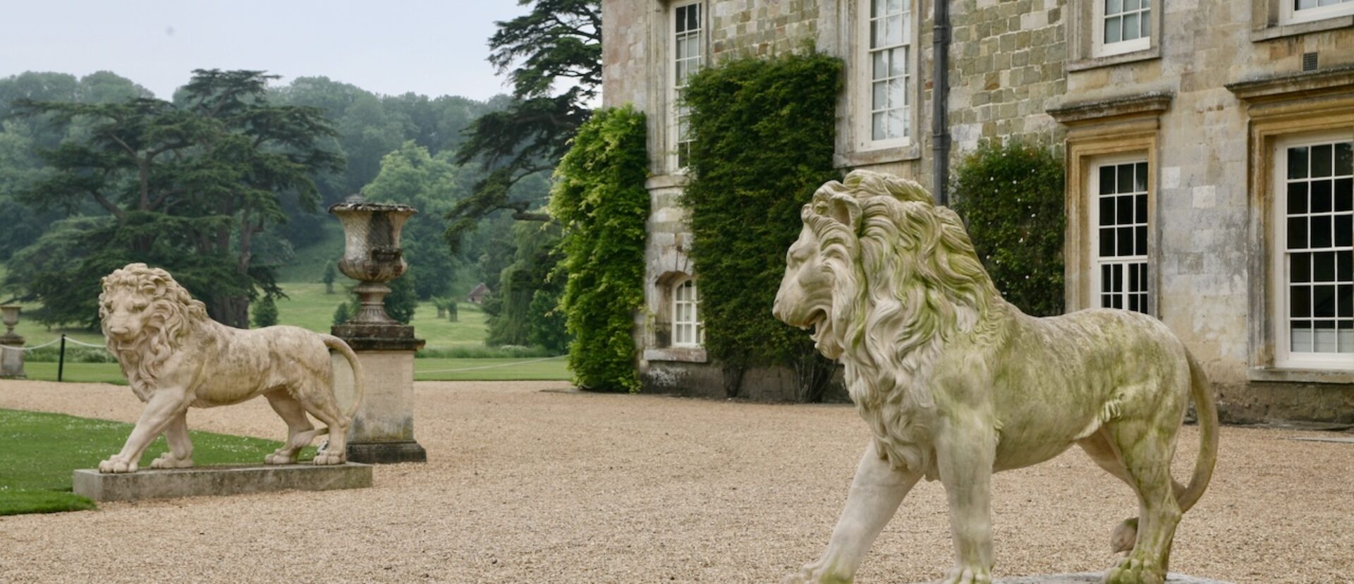 18th Century inspired Coade lions at Dunsborough Park