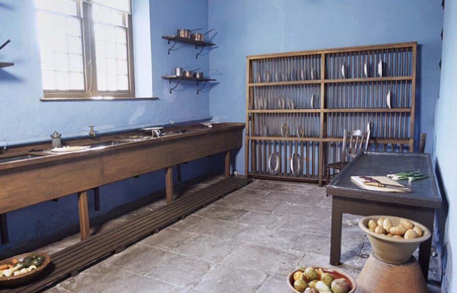 The Plate Scullery, Tredegar House, Newport, c. 1890