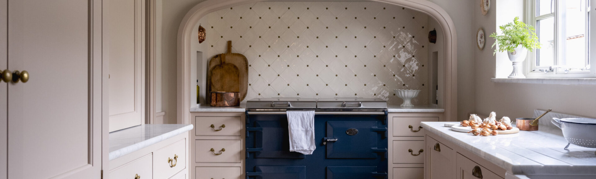 An Everhot in the Guild Anderson showroom in Tisbury, Wiltshire