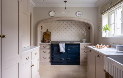 An Everhot in the Guild Anderson showroom in Tisbury, Wiltshire