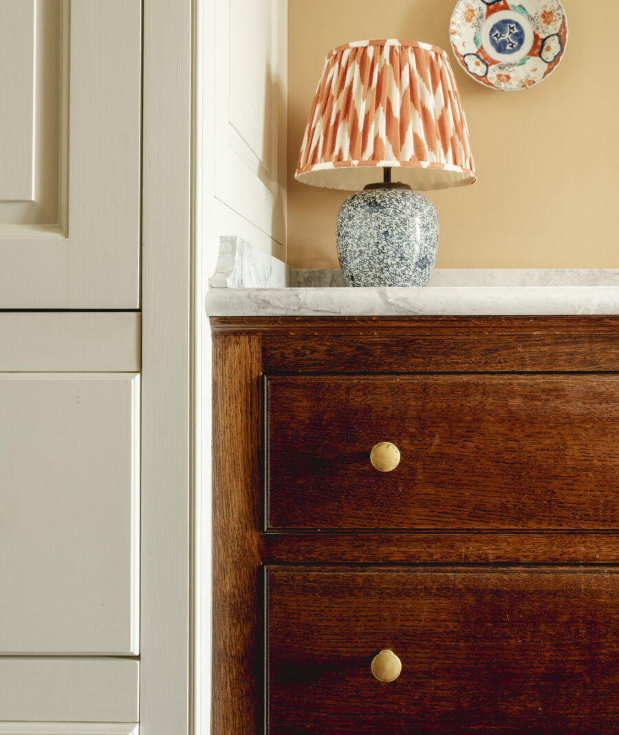 Prematurely aged oak drawers
