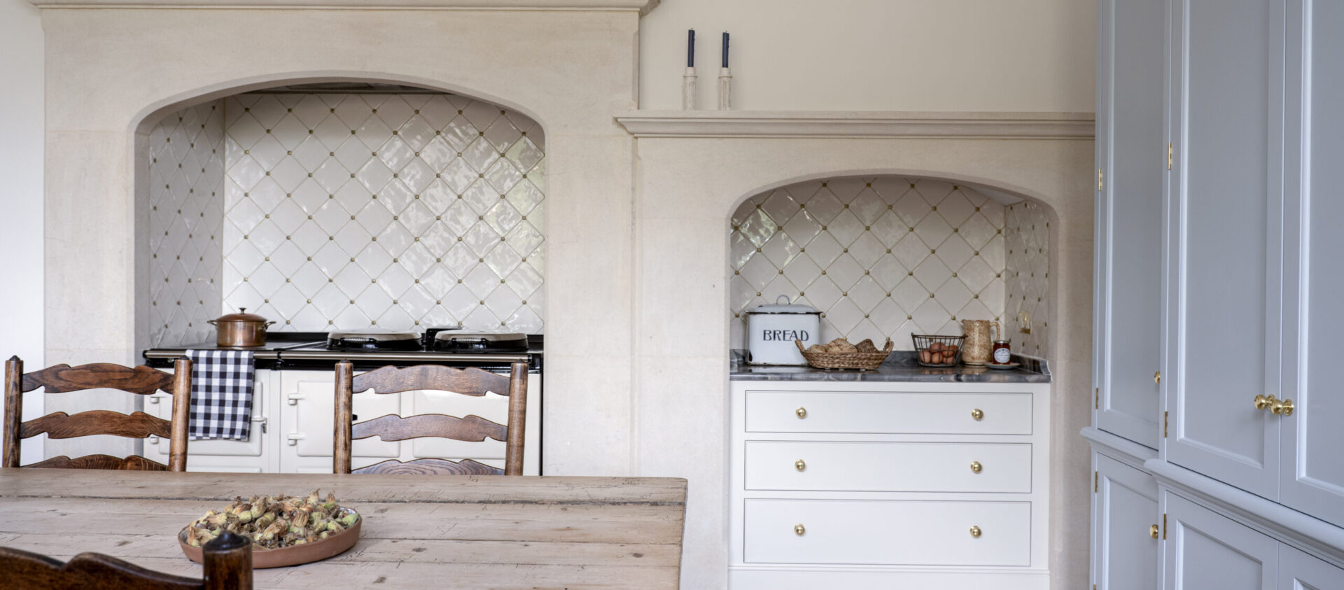 Bespoke kitchen designed for a period Wiltshire house