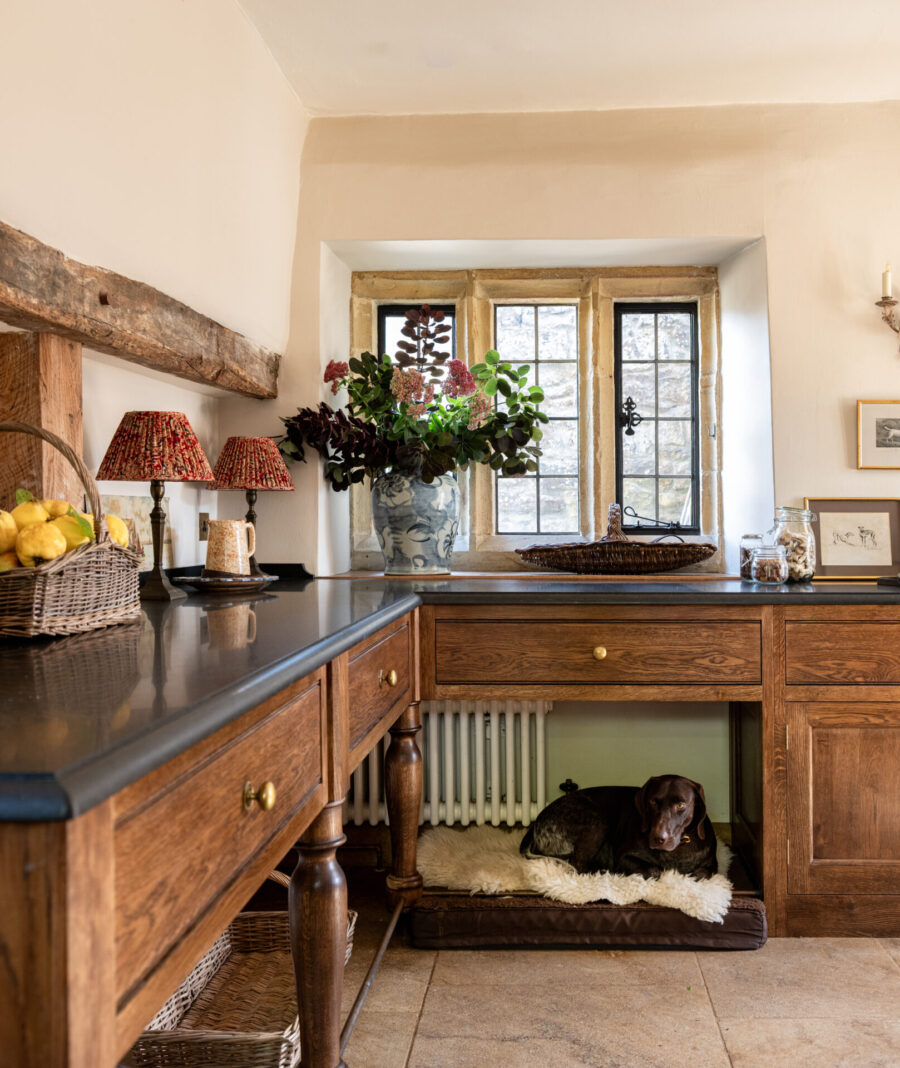 Oak boot room cabinetry Oak boot room cabinetry