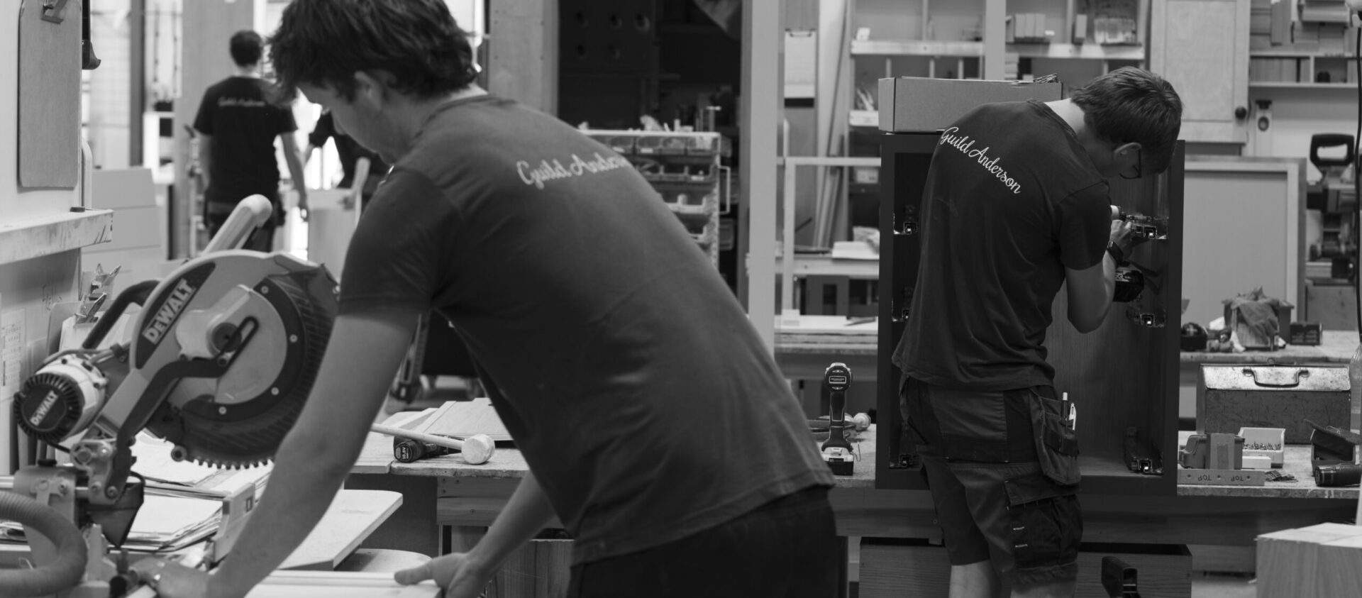 Guild Anderson workshop team working together