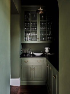 The scullery or back kitchen in an Edwardian country house