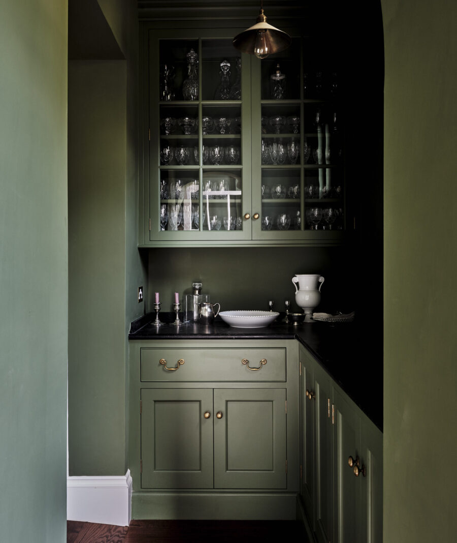 The scullery or back kitchen in an Edwardian country house