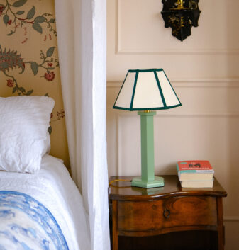 Iss Granger Hexagon Bedside Lamp - Turtle Green